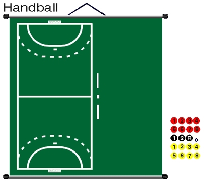 Taktiktafel für Handball