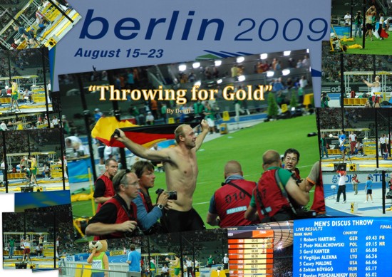 Denfi Disken im Einsatz an der WM 09 in Berlin